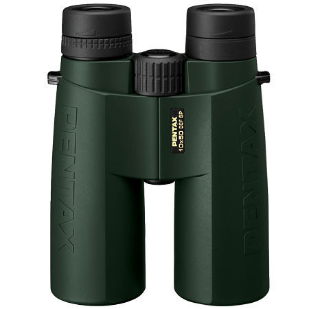 Pentax 10 x 50 DCF SP, Superior Performance Water Proof Roof Prism Binocular with 5.0 Degree Angle of View, Dark Green &amp; Black, U.S.A. image
