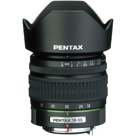 Pentax SMCP-DA 18mm - 55mm f/3.5-5.6 AL Autofocus Zoom Lens for Digital SLRs. image