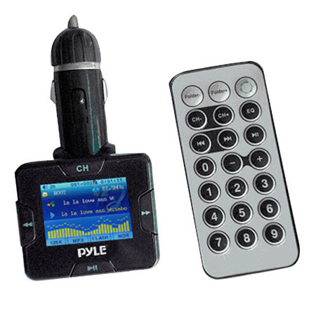 Pyle PLMP3C1 Plug In Car MP3/USB/SD/iPod Wireless FM Transmitter/Modulator