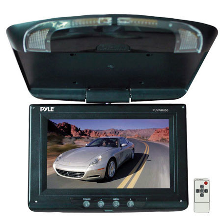 Pyle PLVWR850 8.5" High Resolution TFT Flip Down Roof Mount Monitor & IR Transmitter