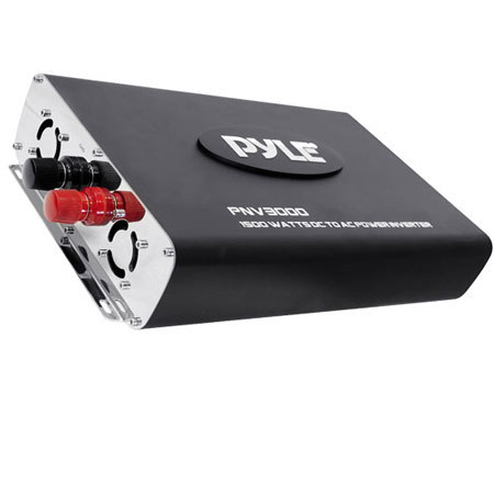 Pyle PNV3000 Plug In Car 3000 Watts 12V DC to 115V AC Power Inverter with Modified Sine Wave