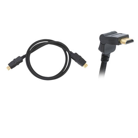 Pyle 6' Horizontal Swivel High Definition HDMI Cable with Heavy-Duty Fiber Shielding