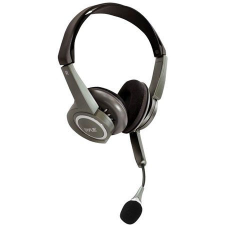 Pyle Extreme Bass Stereo PC Multimedia Headset/Microphone with Volume Control, 20-22,000 Hz Frequency Response