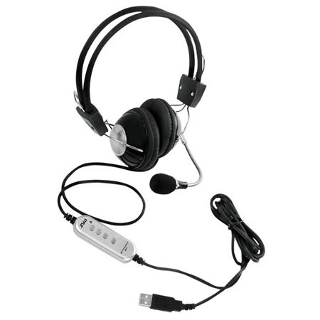 Pyle Multimedia/Gaming USB Headset with Noise-Canceling Microphone