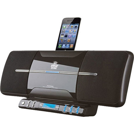 Pyle PICD65I iPod/iTouch/iPhone Flat Panel Motorized Vertical FM Radio CD Sound System