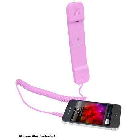 Pyle PITP8 Handset for iPhone, iPad, iPod and Android Phones, Pink
