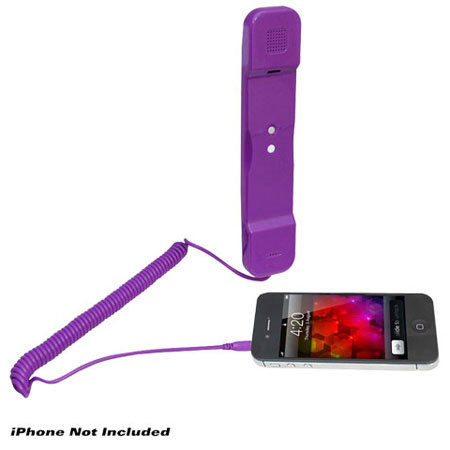 Pyle PITP8 Handset for iPhone, iPad, iPod and Android Phones, Purple