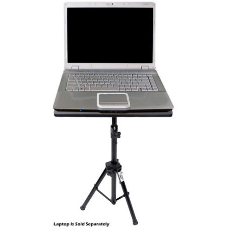 Pyle PLPTS3 Pro DJ Laptop Tripod Adjustable Stand for Notebook Computer