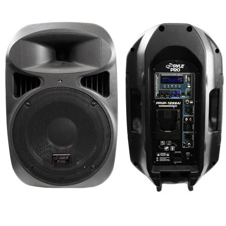 Pyle PPHP1299AI 12" 1000 W Powered Two-Way Full Range Loud Speaker System with Built in MP3/USB & iPod Dock