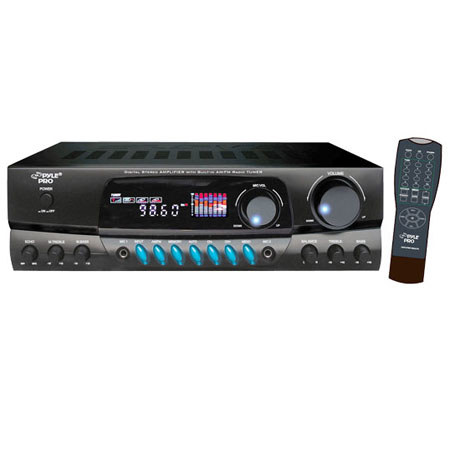Pyle 200 Watts Digital AM/FM Stereo Receiver, 50 Radio Station Preset Memories