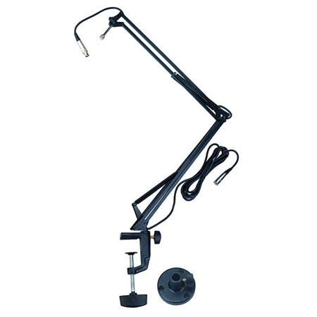 Quik Lok Microphone Desk Arm for Studios and Multimedia Workstations
