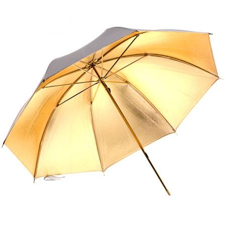 Adorama 30" Umbrella - Gold / White - GOLD Inside White Outside (RGU32GW 32GOLD/White) photo