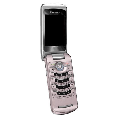 RIM BlackBerry 8220 Pearl Flip Unlocked Smartphone with 2.0 Megapixel Camera, GSM Technology, Pink QWERTY KEYBOARD image