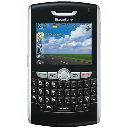 RIM BlackBerry 8800 Unlocked Refurbished Smartphone with QWERTY Keyboard, GSM Technology, Black image
