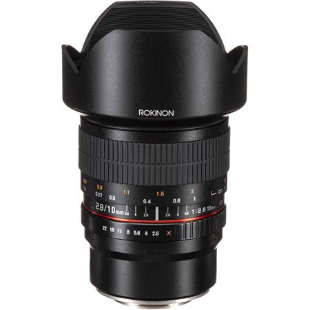 Rokinon 10mm f/2.8 ED AS NCS CS Lens for Fujifilm X Mount, Manual Focus