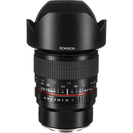 Rokinon 10mm f/2.8 ED AS NCS CS Lens for Fujifilm X Mount, Manual Focus