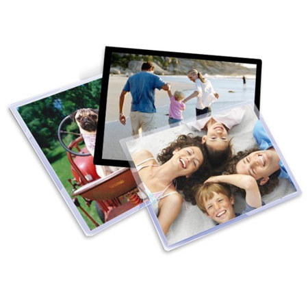 Royal Sovereign Heat Sealed Luggage Tag Laminating Film with Loops, 5mil Thickness, 25 Pack