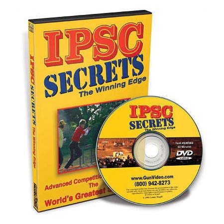 Gun Video Catalog "IPSC Secrets", DVD Features What Separates Great Shooters from Good Shooters, a Look at Four Great IPSC Shooters, with Lenny Magill