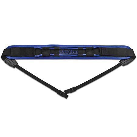 Skooba Design Superbungee Camera &amp; Binocular Strap, Black / Blue image