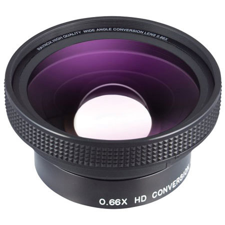 Raynox DCR-6600 Pro 0.66x High Quality Wide-Angle Lens for Camcorders & Digital Still Cameras, 52mm Filter Thread.