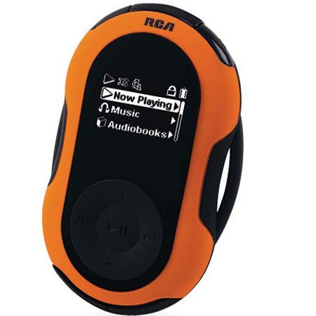 RCA S2002 2 GB Jet Sport Series Mp3 Audio Player with Digital FM Tuner, Recorder image