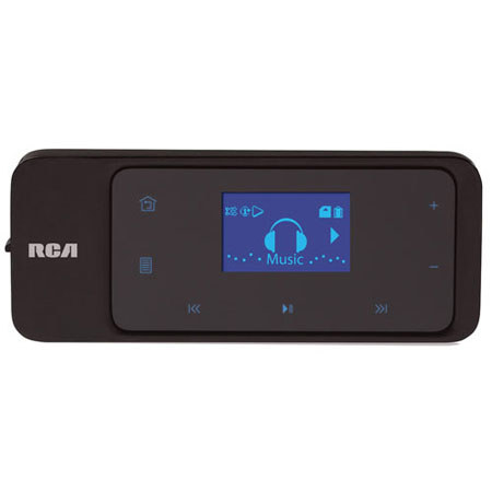 RCA TH2002 2GB Digital Audio Player with Touch Controls, LCD Display, Flip-out USB PC Connection, Voice Recording, Carrying Clip, AAA Battery image