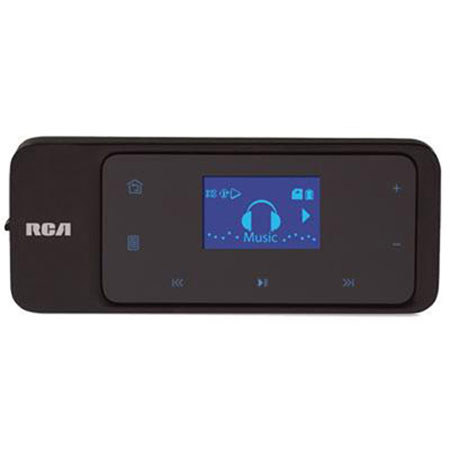 RCA TH2002 4GB Digital Audio Player with Touch Controls, LCD Display, Flip-out USB PC Connection, Voice Recording, Carrying Clip, AAA Battery image