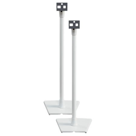 Sanus Systems WSS2 Speaker Stand for SONOS PLAY 1 and PLAY 3 Speakers, Pair, White