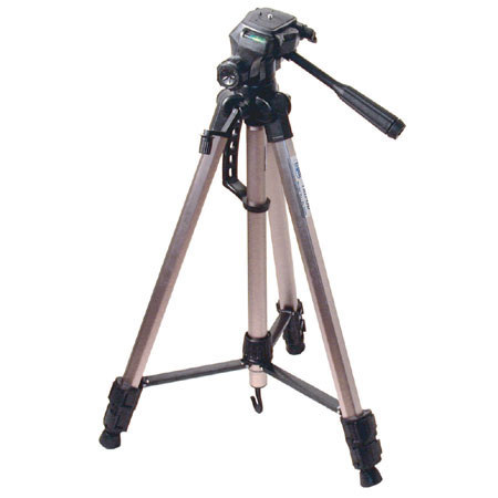 Savage TD-300 Digital Camera/Video Tripod with Three-Way Fluid Pan-Head, Supports 11 lbs., Maximum Height 66.3" image