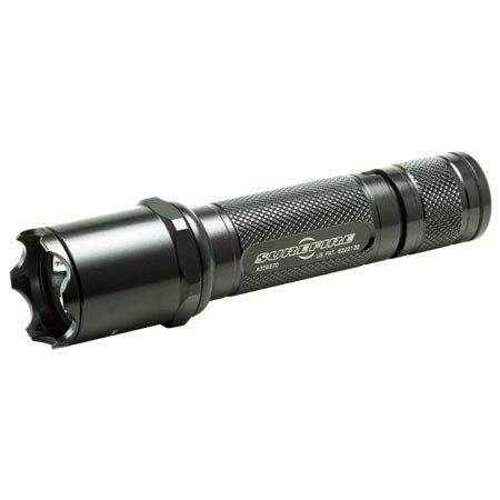 SureFire 6P Original Single-Output Incandescent Flashlight, Momentary-on Tailcap Switch, Maximum 120 Lumens, 6V, Black