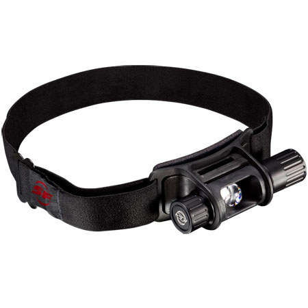 SureFire HS2-A-BK Saint Minimus, White Light LED Headlamp, 100 Lumens, Black Hard Anodized, Headband fits Most Head &amp; Helmet Sizes