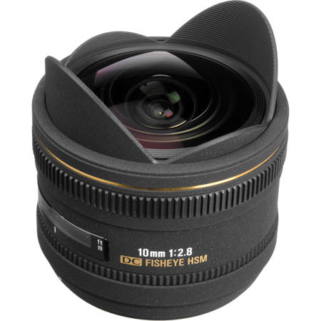 Sigma 10mm f/2.8 EX DC HSM Fisheye Auto Focus Lens for Nikon AF-D Digital Cameras image