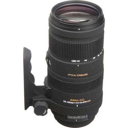 Sigma 120-400mm f/4.5-5.6 DG APO OS (Optical Stabilizer) HSM AutoFocus Telephoto Zoom Lens for Sony Digital Cameras - USA Warranty