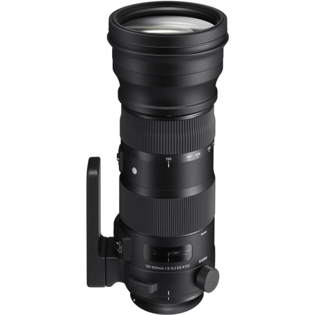 Sigma 150-600mm F5-6.3 DG OS HSM Sport Lens for Canon EOS Digital Cameras