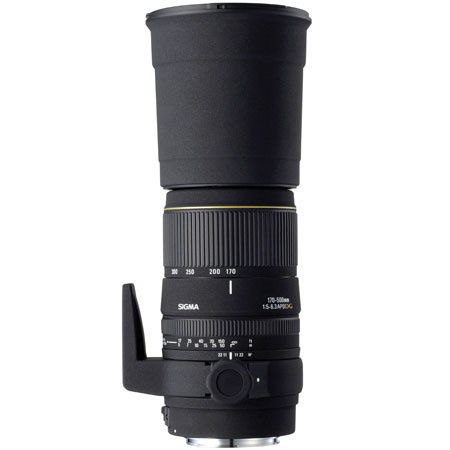 Sigma 170-500mm f/5-6.3 DG APO Aspherical AutoFocus Telephoto Zoom Lens for Nikon AF D Cameras image