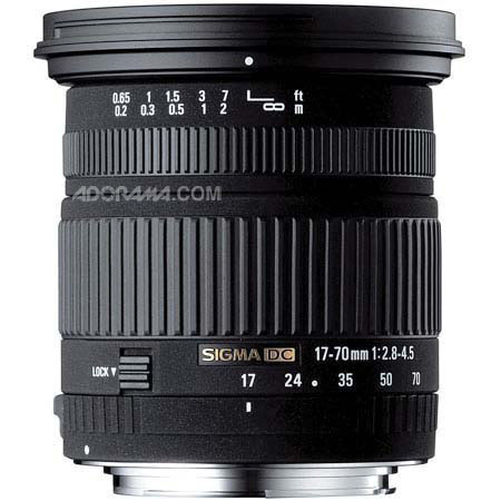 Sigma 17 - 70mm f/2.8-4.5 DC HSM Macro AutoFocus Wide Angle Zoom Lens for Nikon AF Cameras image