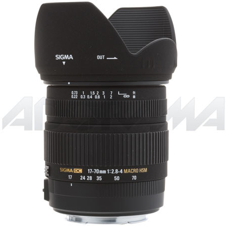 Sigma 17-70mm f/2.8-4 DC Macro OS (Optical Stabilizer) HSM AutoFocus Super Wide Angle Zoom Lens for Canon EOS Cameras image
