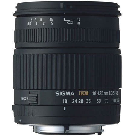 Sigma 18mm - 125mm f/3.5-5.6 DC Autofocus Zoom Lens for the Maxxum &amp; Sony Alpha Mount. image