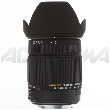 Sigma 18mm - 250mm f/3.5-6.3 DC OS (Optical Stabilizer) Autofocus Aspherical Zoom Lens for Canon EOS Digital SLR Cameras image