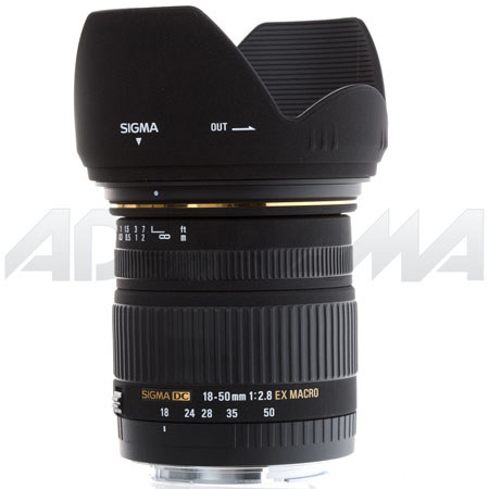 Sigma 18mm - 50mm f/2.8 EX DC Macro Autofocus Zoom Lens for Canon EOS Digital SLR Cameras image