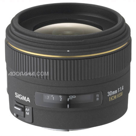 Sigma 30mm f/1.4 EX DC HSM AutoFocus Standard Lens for Olympus Four Thirds mount Digital SLR Cameras image