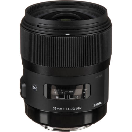 Sigma 35mm f/1.4 DG HSM Auto Focus Lens for Canon EOS Cameras - USA Warranty