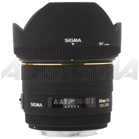 Sigma 50mm f/1.4 EX DG HSM Auto Focus Lens for Canon EOS Cameras image