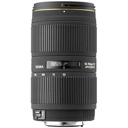 Sigma 50-150mm f/2.8 EX DC APO RF HSM Telephoto Zoom Lens for Canon EOS Digital Cameras. image