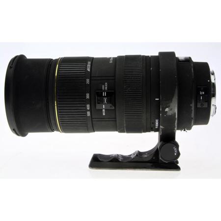 Sigma 50-500mm f/4-6.3 EX APO EX DG HSM Telephoto Zoom Lens with Hood for Pentax AF Cameras. image