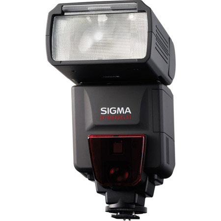 Sigma EF-610 DG ST Shoe Mount Flash for Nikon iTTL Digital SLR's, Guide Number 200' at 105mm Setting.