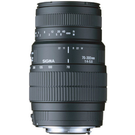 Sigma 70-300mm f/4-5.6 DG Macro Tele Zoom Lens for Nikon AF-D Cameras image