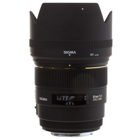 Sigma 85mm f/1.4 EX DG HSM Lens for Canon EOS Digital SLR Cameras - USA Warranty