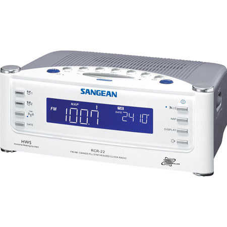 Sangean Rcr22 Am/Fm Atomic Clock Radio With Lcd Display