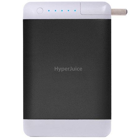 Sanho HyperJuice Plug 18000mAh Dual USB Port Battery Pack for iPad/iPhone/Android/Tablets/Smartphones/USB Device, Black (Stealth)